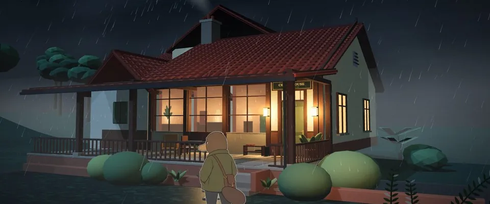 Version 1: Cedar House as a 3D render