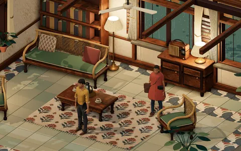 Full-3D hero scene